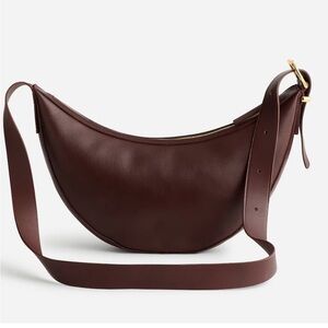 Madewell The Essential Sling Crossbody - brown leather
